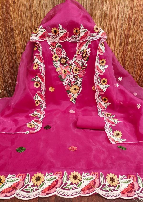 F 13 STUDIO ORGANZA SALWAR SUITS MATERIALS IN SURAT