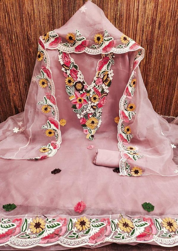 F 13 STUDIO ORGANZA SALWAR SUITS MATERIALS IN SURAT
