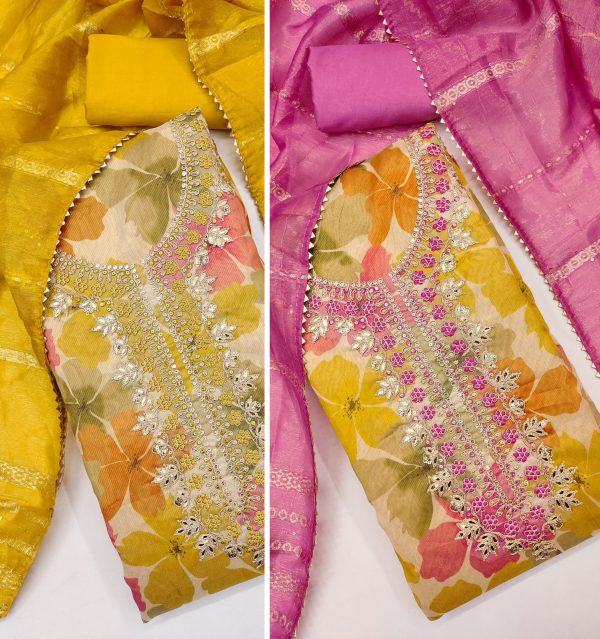 F 13 STUDIO SIMMER SILK SUITS MATERIALS IN SURAT