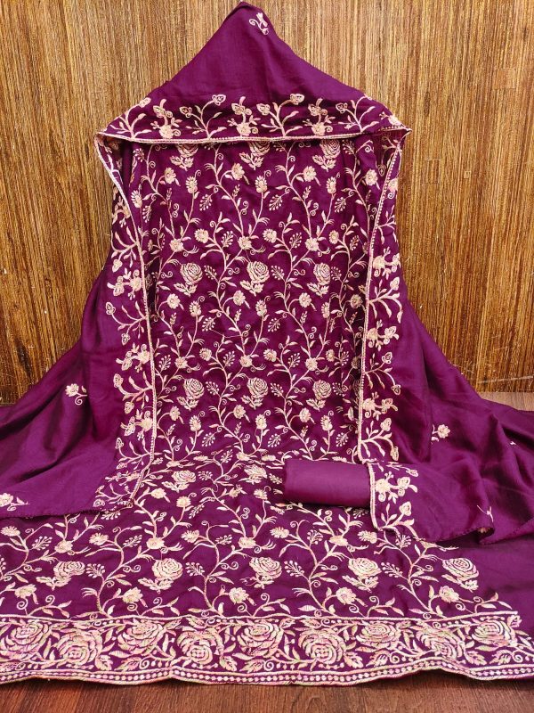 F 13 STUDIO VICHITRA SILK EMBROIDERY WORK MATERIALS