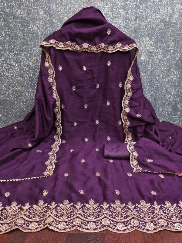 F 13 STUDIO VICHITRA SILK WORK MATERIALS IN SURAT