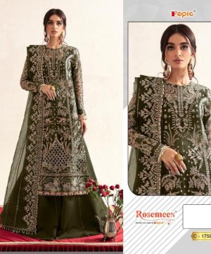 FEPIC C 1758 C ROSEMEEN ORGANZA SALWAR KAMEEZ