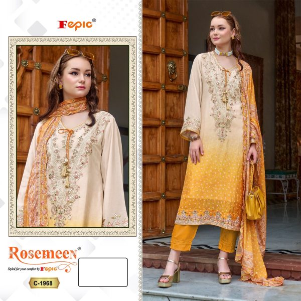 FEPIC C 1968 ROSEMEEN PAKISTANI SUITS WHOLESALE