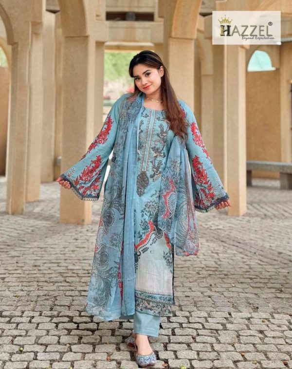 HAZZEL 0308 COTTON EMBROIDERED SALWAR KAMEEZ