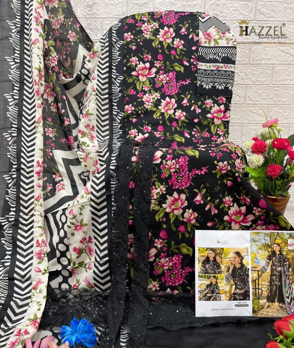 HAZZEL 0331 MARIA B KIRDAR VOL 1 COTTON SUITS