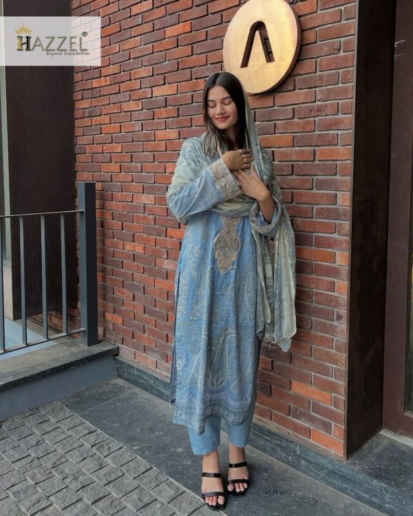 HAZZEL 0337 COTTON PAKISTANI SALWAR SUITS
