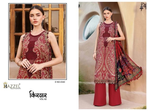 HAZZEL 0340 KIRDAR VOL 2 COTTON SALWAR KAMEEZ