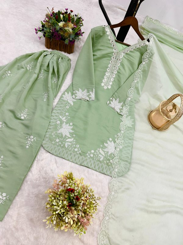 HK 1703 B DESIGNER FARSHI SALWAR SUITS WHOLESALE