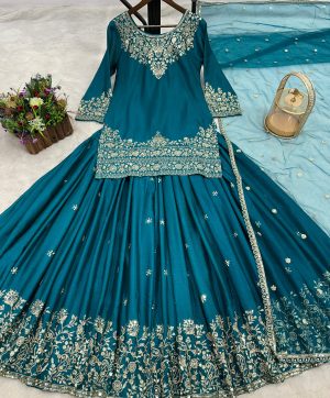 HK 1708 DESIGNER LEHENGA WHOLESALE IN INDIA
