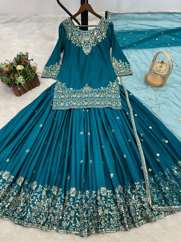 HK 1708 DESIGNER LEHENGA WHOLESALE IN INDIA