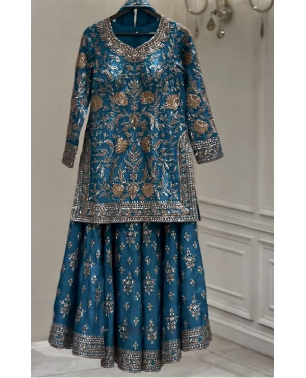 HK 1709 DESIGNER PLAZZO SUITS WHOLESALE
