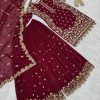 HK 1713 DESIGNER PLAZZO SUITS WHOLESALE