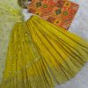 HK 1715 A B DESIGNER PLAZZO SUITS WHOLESALE