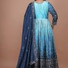 HK 1716 B DESIGNER CHINON SILK GOWN WHOLESALE