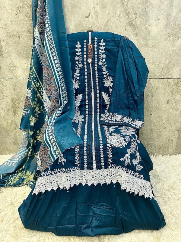 HOOR TEX H 376 A RAYON PAKISTANI SUITS ONLINE
