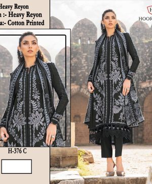 HOOR TEX H 376 C RAYON PAKISTANI SUITS ONLINE