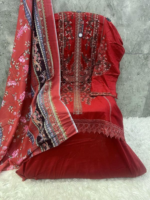 HOOR TEX H 377 B PAKISTANI RAYON SALWAR SUITS