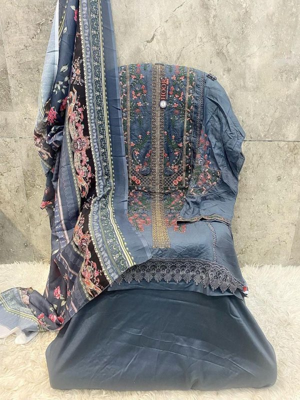HOOR TEX H 377 C PAKISTANI RAYON SALWAR SUITS
