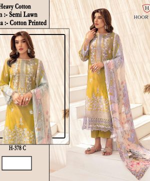 HOOR TEX H 378 C COTTON SALWAR KAMEEZ