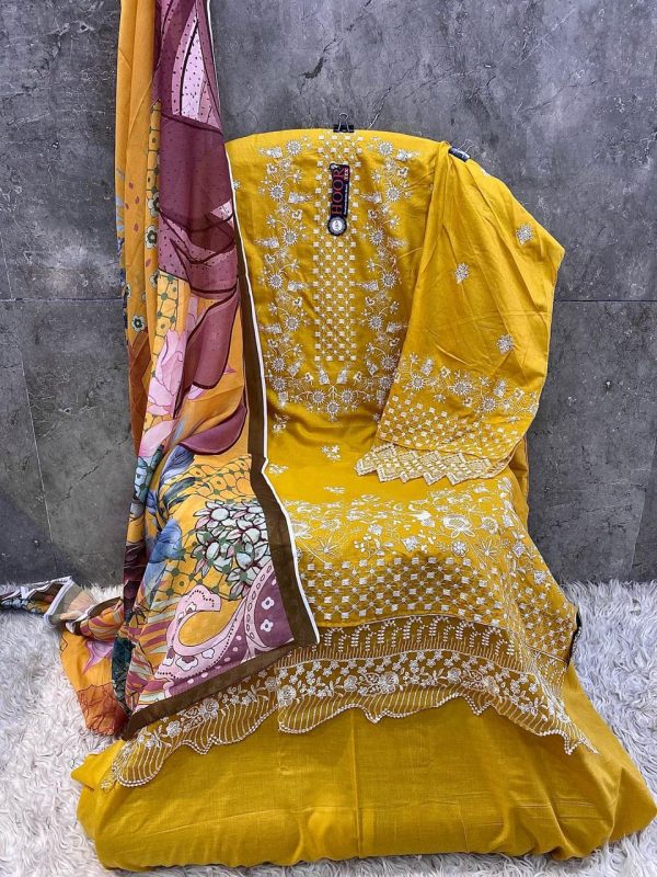 HOOR TEX H 378 C COTTON SALWAR KAMEEZ