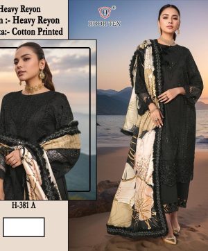 HOOR TEX H 381 A RAYON PAKISTANI SALWAR KAMEEZ