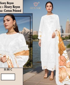 HOOR TEX H 381 C RAYON PAKISTANI SALWAR KAMEEZ