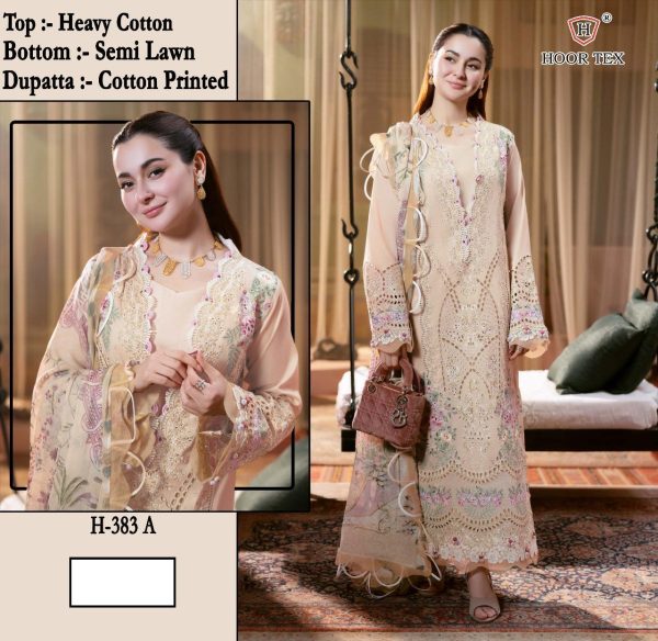 HOOR TEX H 383 A COTTON SALWAR KAMEEZ