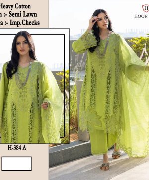 HOOR TEX H 384 A HEAVY COTTON SALWAR KAMEEZ