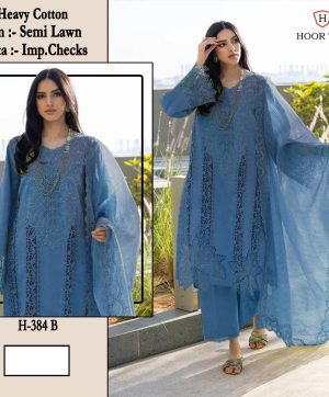 HOOR TEX H 384 B HEAVY COTTON SALWAR KAMEEZ