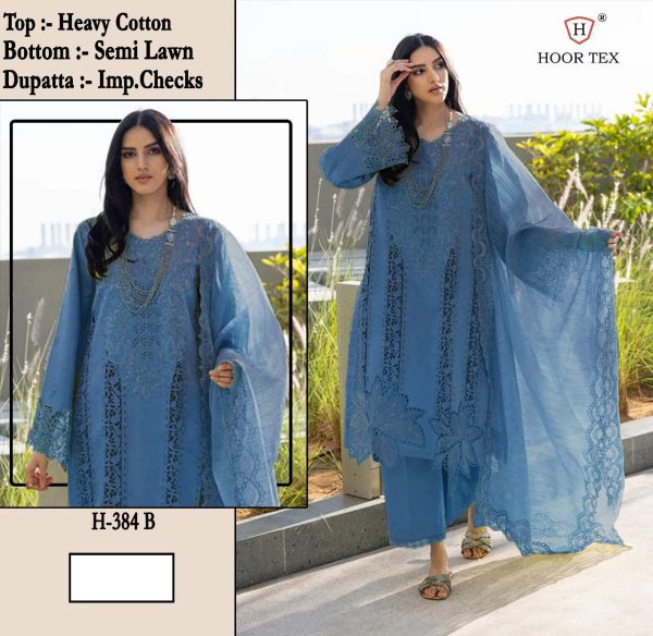 HOOR TEX H 384 B HEAVY COTTON SALWAR KAMEEZ