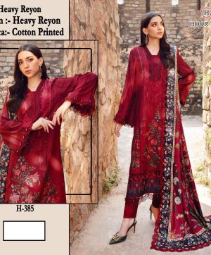 HOOR TEX H 385 HEAVY COTTON SALWAR KAMEEZ