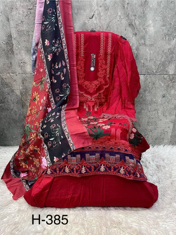 HOOR TEX H 385 HEAVY COTTON SALWAR KAMEEZ