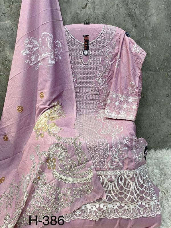 HOOR TEX H 386 A PAKISTANI COTTON SALWAR SUITS