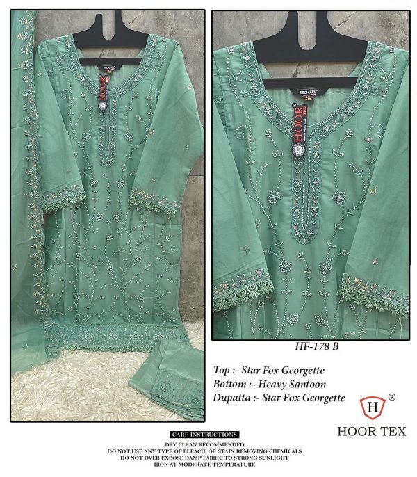 HOOR TEX HF 177 A B C D READYMADE PAKISTANI SUITS