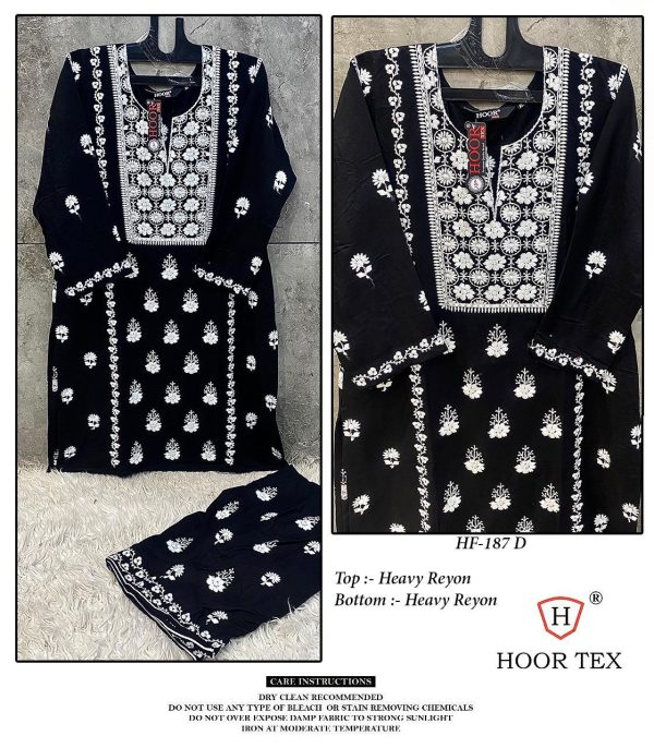 HOOR TEX HF 187 A B C D READYMADE SALWAR SUITS