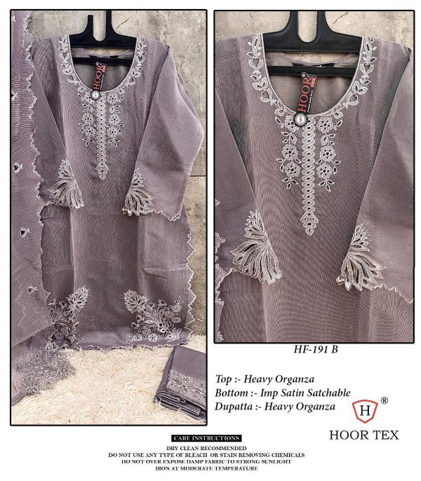 HOOR TEX HF 191 A B C D READYMADE PAKISTANI SUITS