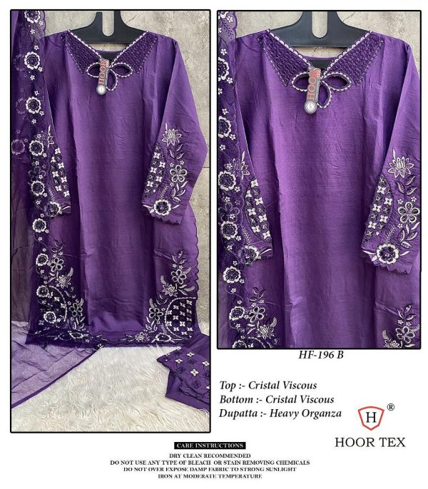 HOOR TEX HF 196 B READYMADE PAKISTANI SUITS