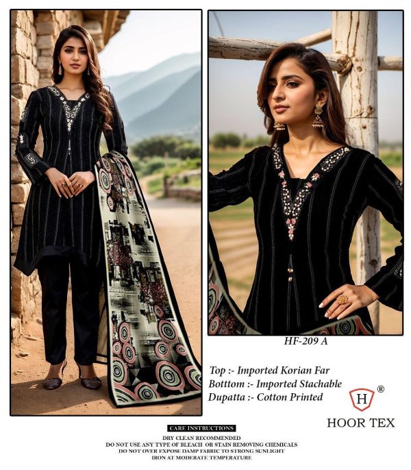 HOOR TEX HF 209 A READYMADE PAKISTANI SUITS