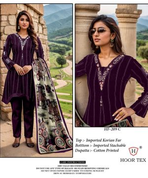 HOOR TEX HF 209 C READYMADE PAKISTANI SUITS