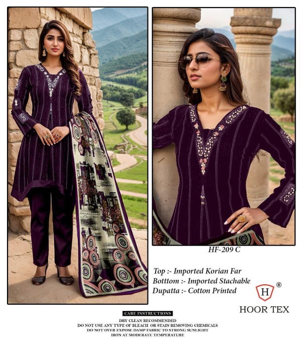 HOOR TEX HF 209 C READYMADE PAKISTANI SUITS
