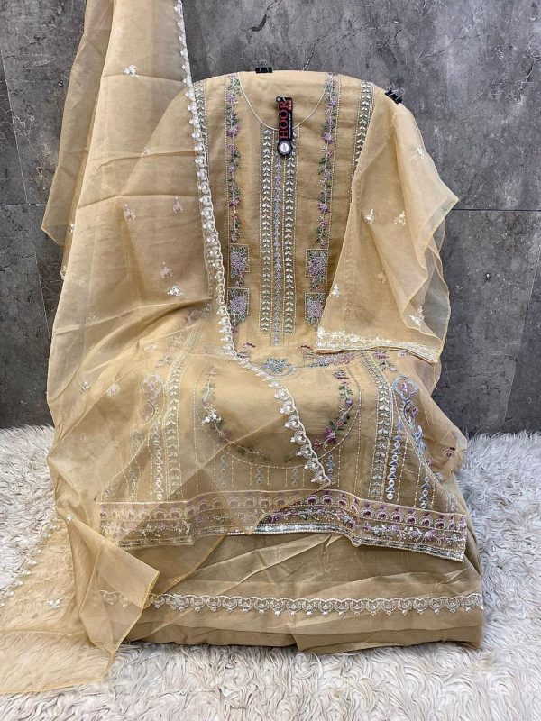 HOOR TEX OR 90 A ORGANZA PAKISTANI SUITS IN INDIA