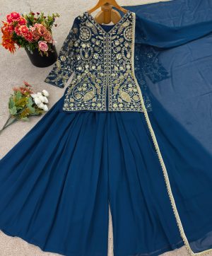 JAL FASHION JF 013 C PLAZZO SUITS WHOLESALE