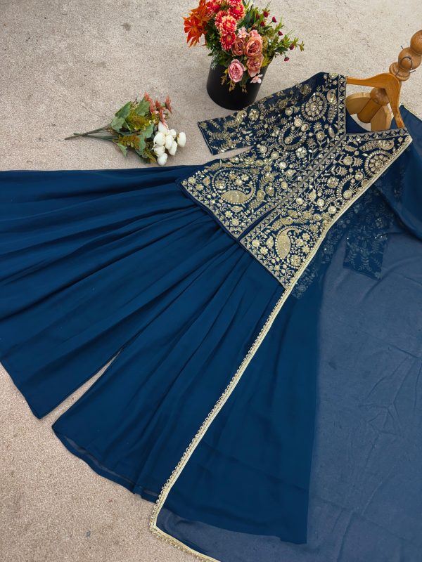 JAL FASHION JF 013 C PLAZZO SUITS WHOLESALE