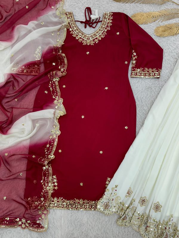 JAL FASHION JL 1041 DESIGNER PLAZZO SUITS WHOLESALE