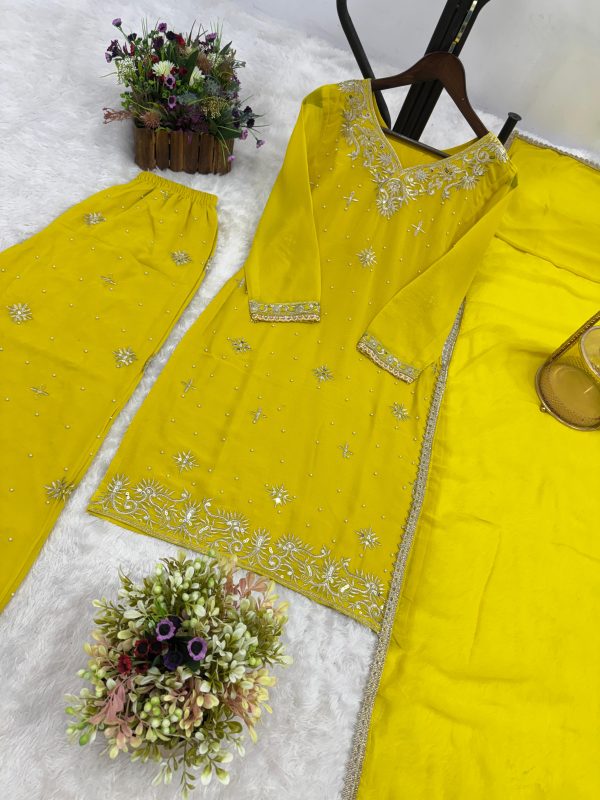 JENNY DESIGNER JD 603 C PLAZZO SUITS WHOLESALE