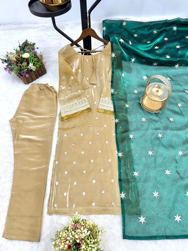 JENNY DESIGNER JD 611 EXCLUSIVE 3 PIECE FANCY KURTI