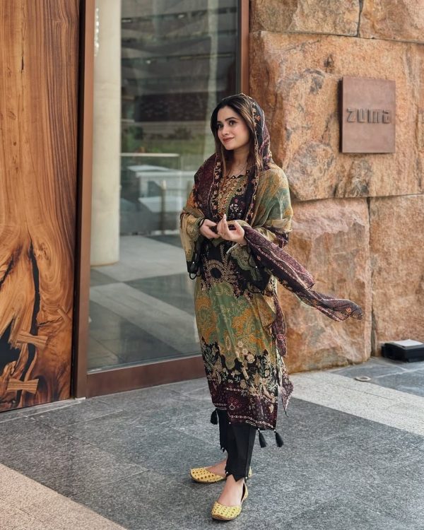 JIHAN 3756 COTTON EMBROIDERED PAKISTANI SUITS
