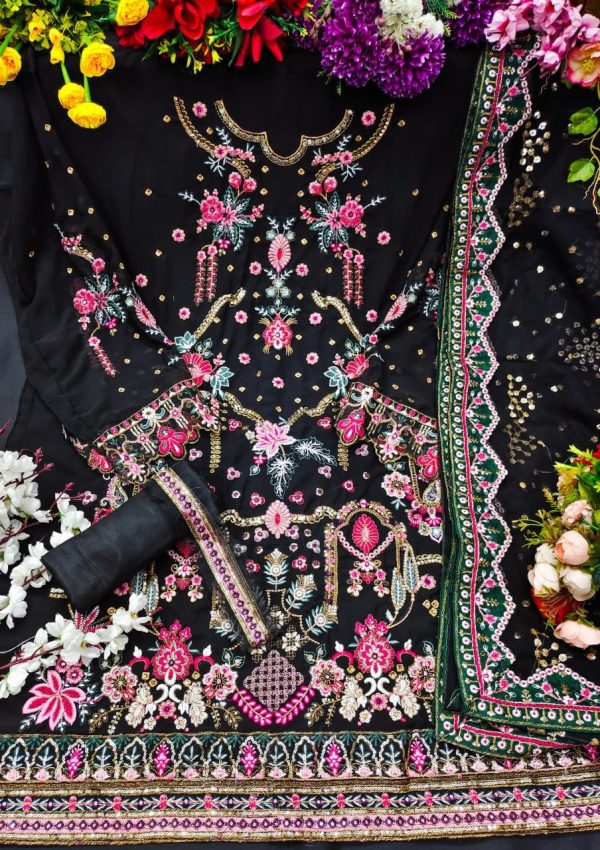 KALEESHA FAB KF 153 A GEORGETTE SALWAR KAMEEZ