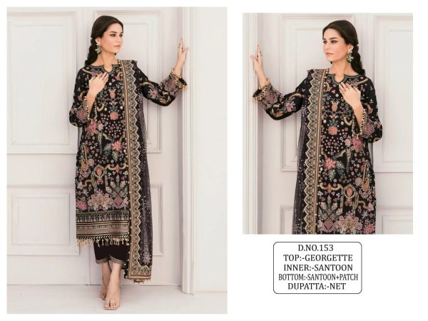 KALEESHA FAB KF 153 A GEORGETTE SALWAR KAMEEZ