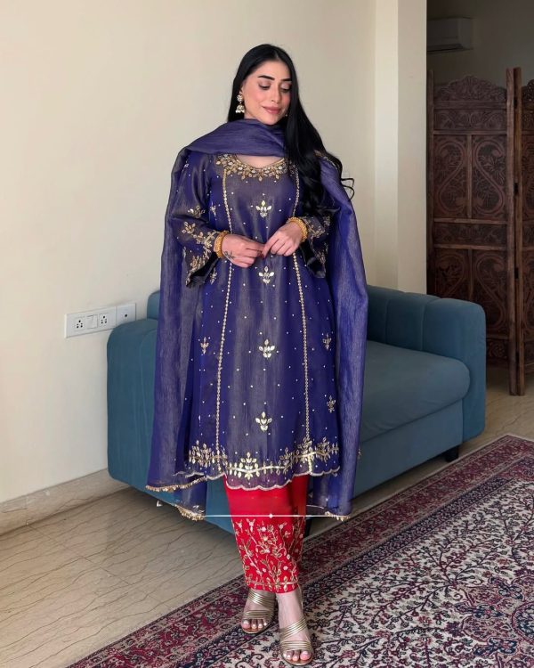KARMA FASHION KF 1695 DESIGNER PLAZZO SUITS